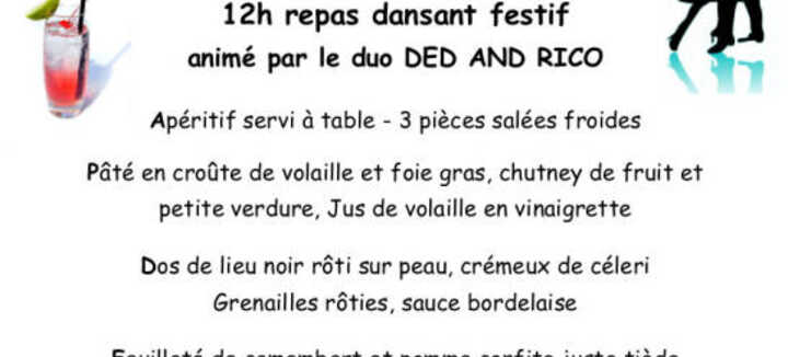 Repas dansant festif